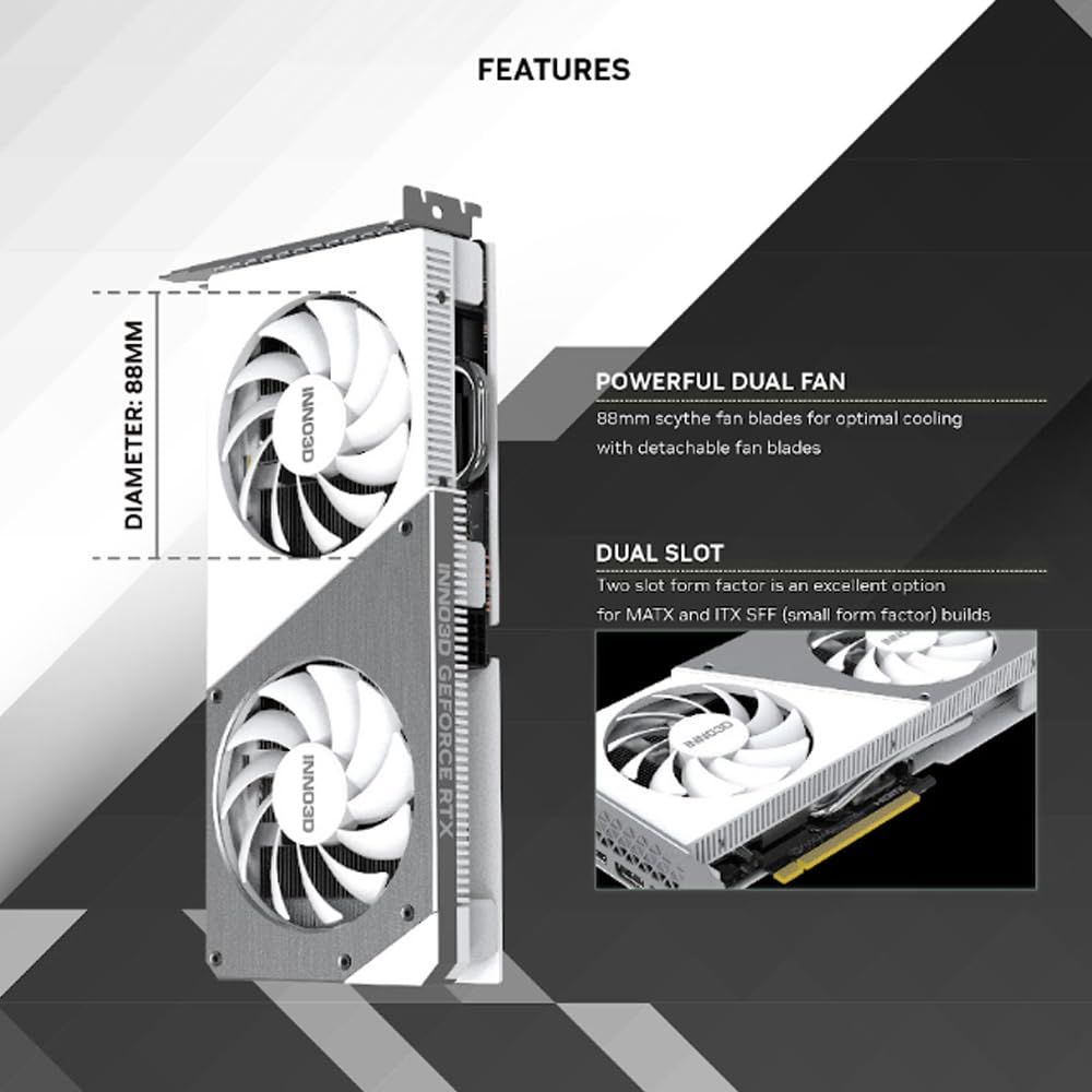 Amazon.in: Buy INNO3D NVIDIA GEFORCE RTX 4060 Twin X2 OC